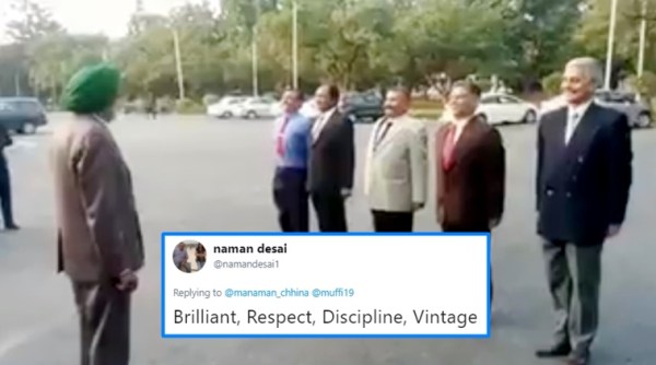 instructor army clip, officers listening to instructor, army video, army officers viral video, Subedar instructing officers clip, Indian express, Indian express news