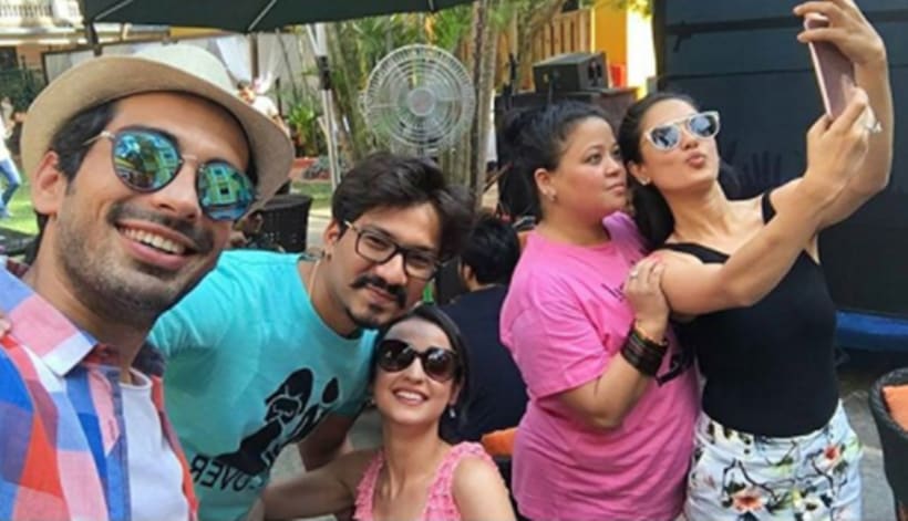 Bharti Singh Haarsh Limbachiyaa pool party photos