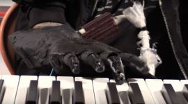 Star Wars, bionic hand Luke Skywalker, Georgia Tech College, amputees, prosthetic arms, ultrasound signals, electromyogram sensors, ultrasound probe, finger-by-finger control, muscle omovements