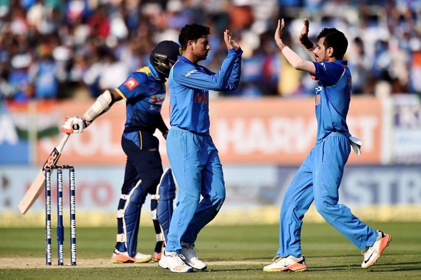 India vs Sri Lanka, Kuldeep Yadav, Yuzvendra Chahal, Sri Lanka tour of India 2017, Shikhar Dhawan, sports gallery, cricket photos, Indian Express