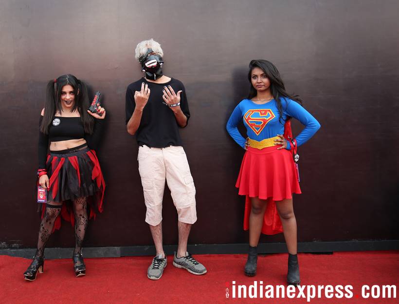 comiccon, comic con, comic con day 1, picture of comic con, comic con delhi, when is comic con, Indian express, Indian express news