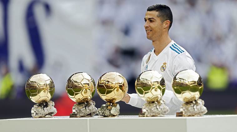 Cristiano Ronaldo celebrates Ballon d’Or with two goals in Real Madrid