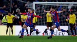 Crystal Palace has gone above the relegation zone for the first time.