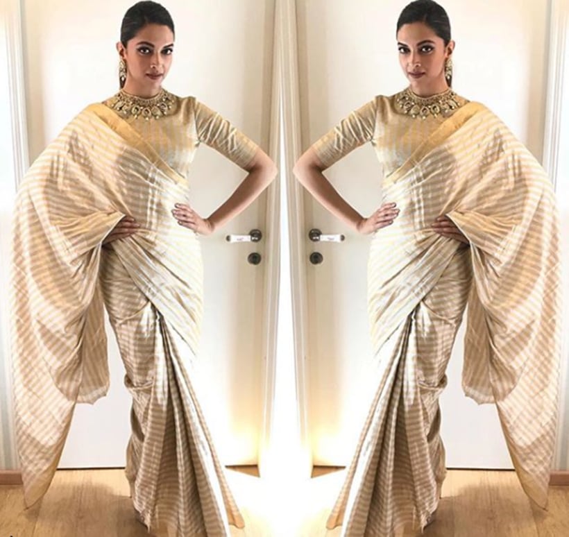 Golden gowns, Deepika Padukone, Priyanka Chopra, Sonam Kapoor, Kareena Kapoor Khan, Vidya Balan, Malaika Arora, Suhana Khan, Sridevi, Karisma Kapoor