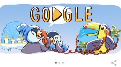 Google Doodle celebrates December global festivities with adorable  penguin-parrot illustrations | Trending News,The Indian Express