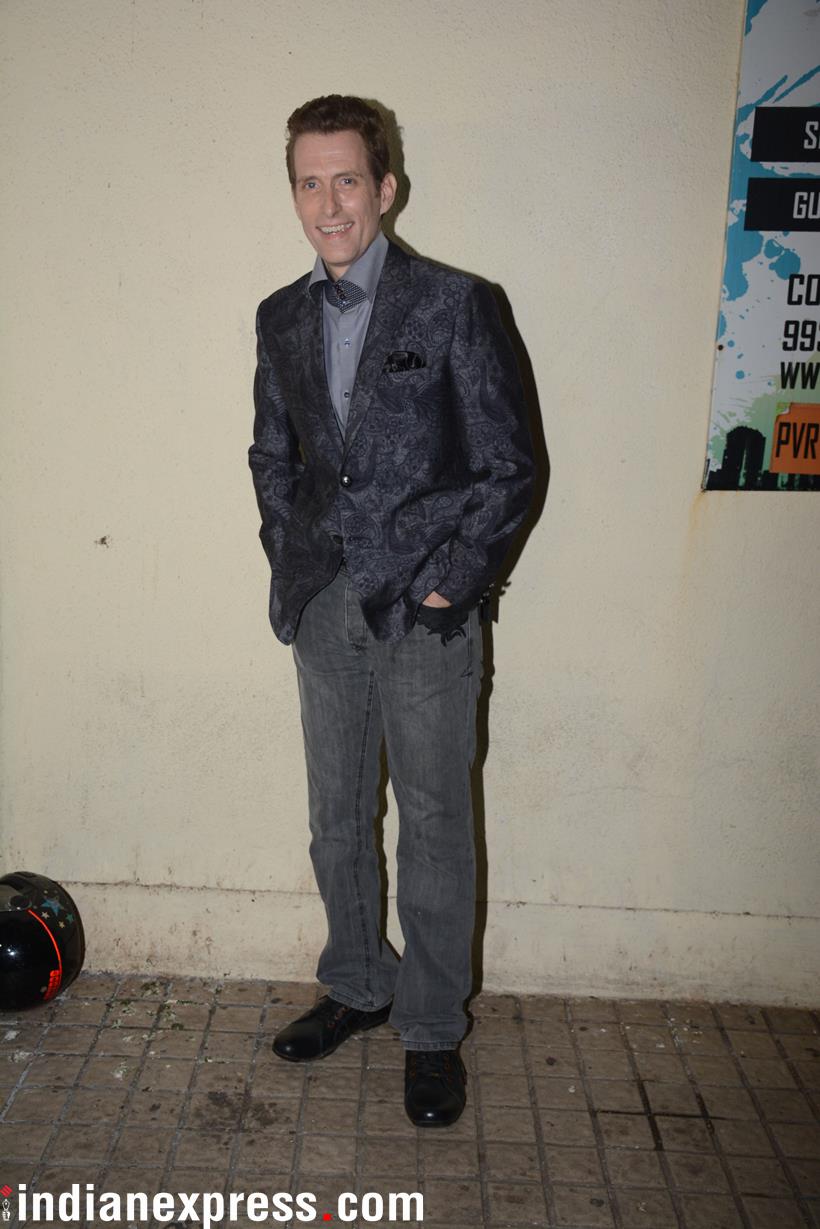 Edward Sonnenblick snapped at the special screening.