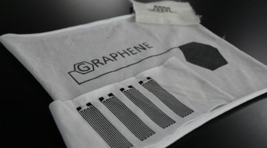Wearable electronics, graphene-based technology, University of Manchester, wearable e-textiles, coating textiles, graphene-based materials, padding, commercial production