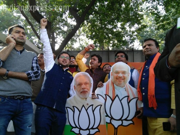 gujarat election results photos, gujarat results photos, rahul gandhi pictures, narendra modi pictures, bjp images, congress pics, hardik patel photos, gujarat results pictures, gujarat elections photos, indian express