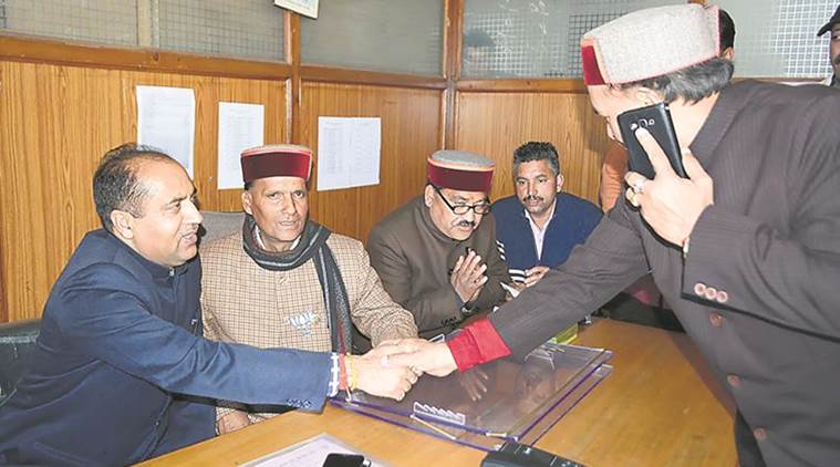 Himachal CM front-runner Jairam Thakur, Jairam Thakur, Himachal Assembly Election, Himachal polls, Poll Results, Himachal Poll Results, India News, Indian Express, Indian Express News