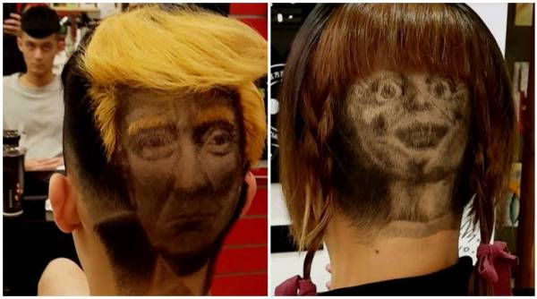 hair tattoo, donald trump, annabelle, bruce lee, mickey mouse, celebrity hair tattoo, allen chen, xb hair salon, indian express, indian express news