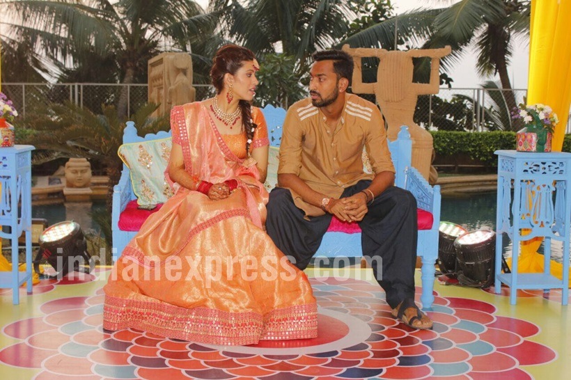 Krunal Pandya-Pankhuri Sharma mehendi ceremony