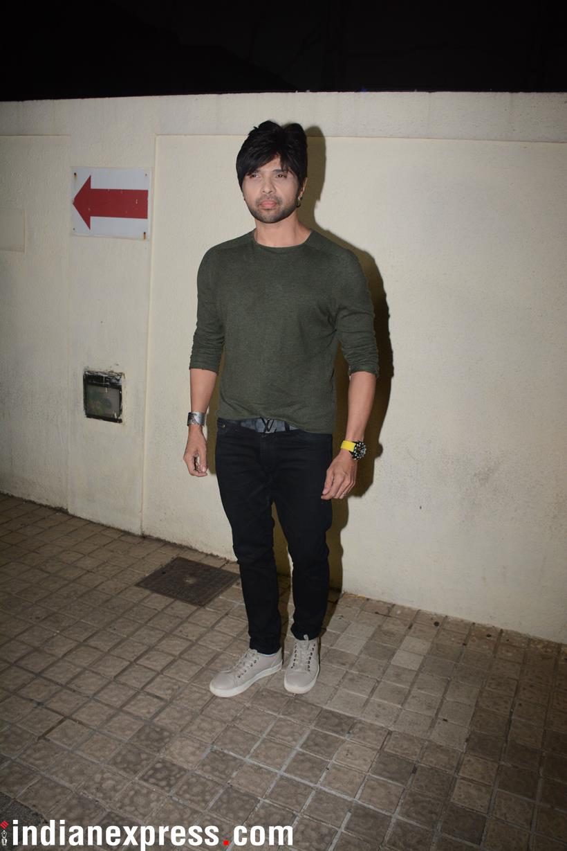 Singer Himesh Reshammiya graced the screening.