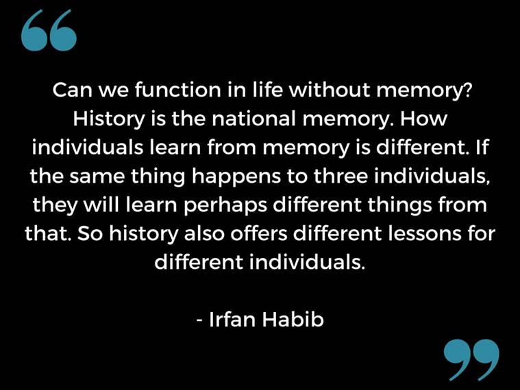 Irfan Habib on history memory