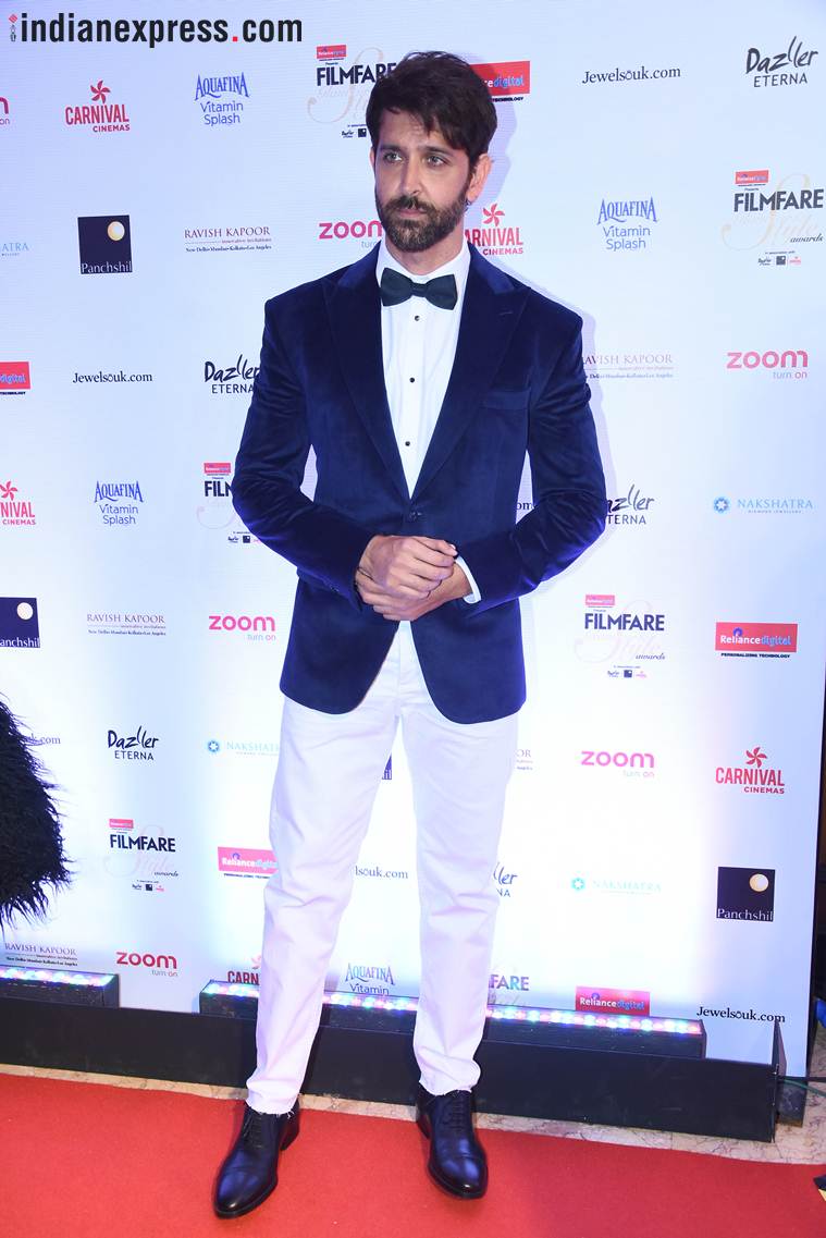 hrithik roshan at filmfare glamour and style awards