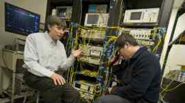 High speed internet, broadband connectivity, University of Texas at Arlington, telecom carriers, University of Vermont, nonlinear-optical effects, all-optical regeneration, light propogation, photo detectors