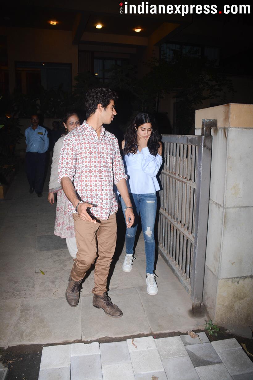 Janhvi Kapoor and Ishaan Khatter were also spotted in each other's company.