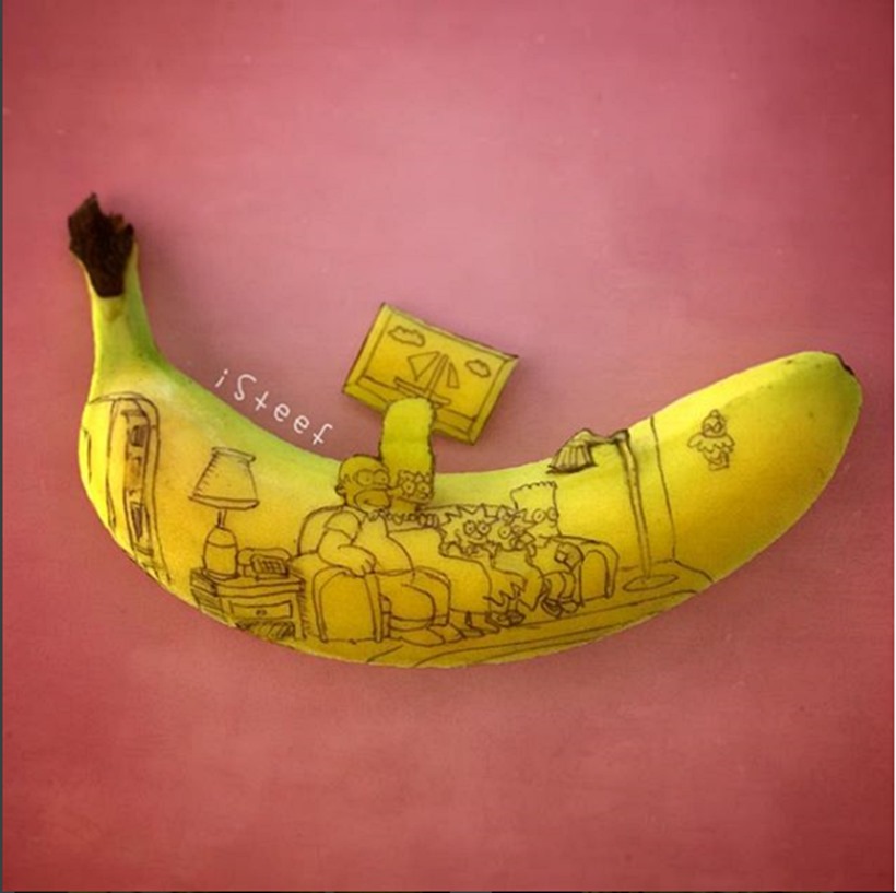 From Dali to Pluto This amazing banana art will blow your mind