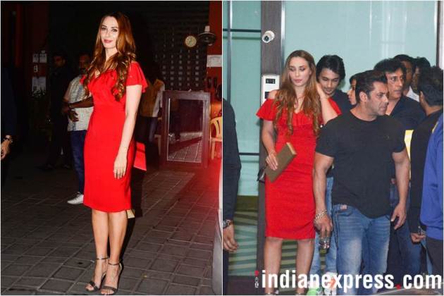 photos of iulia vantur with salman khan at arpita khan party