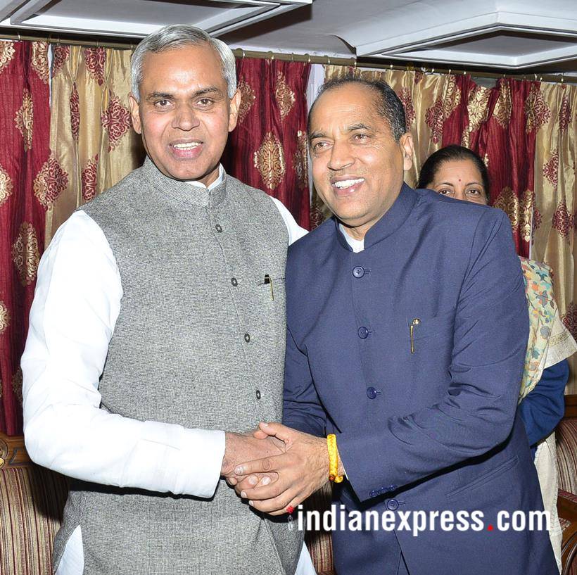 jairam thakur photos, himachal new cm images, who is jairam thakur, bjp himachal pradesh, jairam thakur pics, new himachal cm pictures, indian express