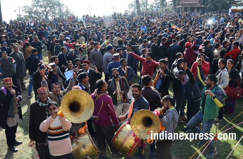 jairam thakur photos, himachal new cm images, who is jairam thakur, bjp himachal pradesh, jairam thakur pics, new himachal cm pictures, indian express