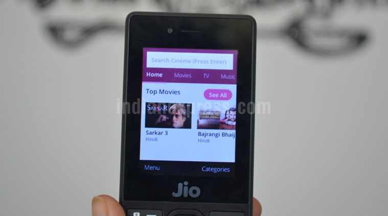 Reliance Jio Phone apps