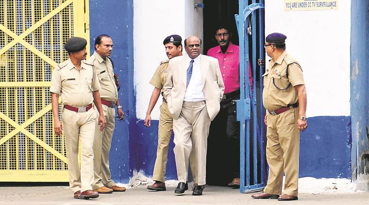 Judge CS Karnan is released from the presidential prison in Calcutta