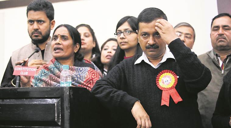 December 16 gangrape, Nirbhaya, Delhi gangrape, Arvind kejriwal, Asha Devi, Jyoti Singh, AAP BJP on Nirbhaya, Nirbhaya Trust, December 16 anniversary, indian express