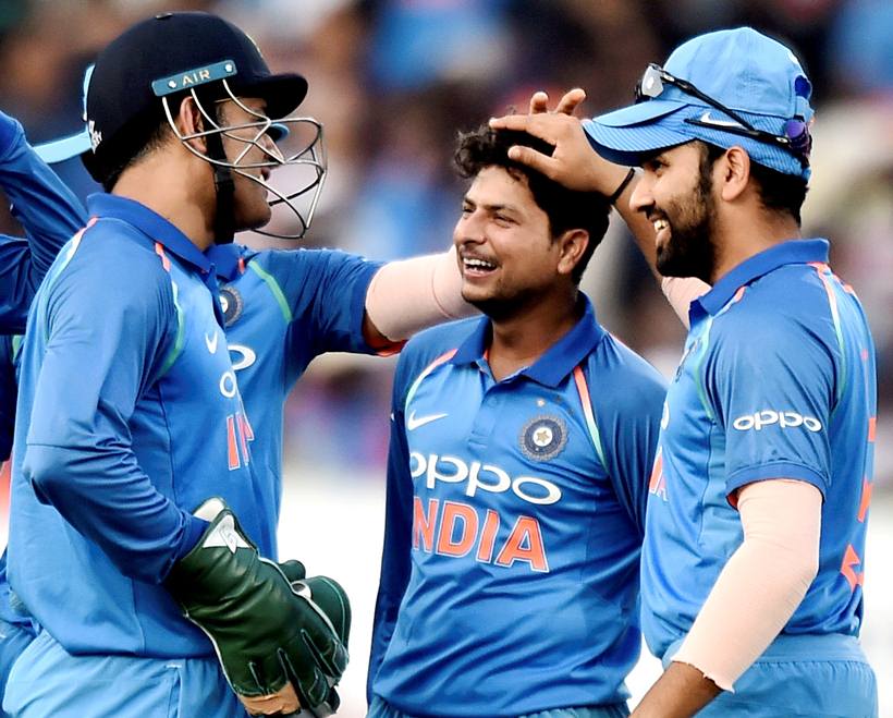 India vs Sri Lanka, Kuldeep Yadav, Yuzvendra Chahal, Sri Lanka tour of India 2017, Shikhar Dhawan, sports gallery, cricket photos, Indian Express