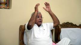 RJD, Chief Lalu Prasad Yadav. Express Photo by Alok Jain. 18.04.2016. Lalu prasad yadav fodder scam cases