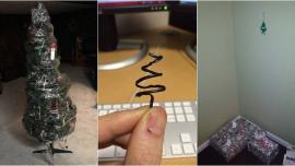 christmas, christmas decoration, lazy christmas decoration, bad christmas decoration, worst christmas decoration, merry christmas, funny christmas decoration, christmas tree photos, christmas decoration photo