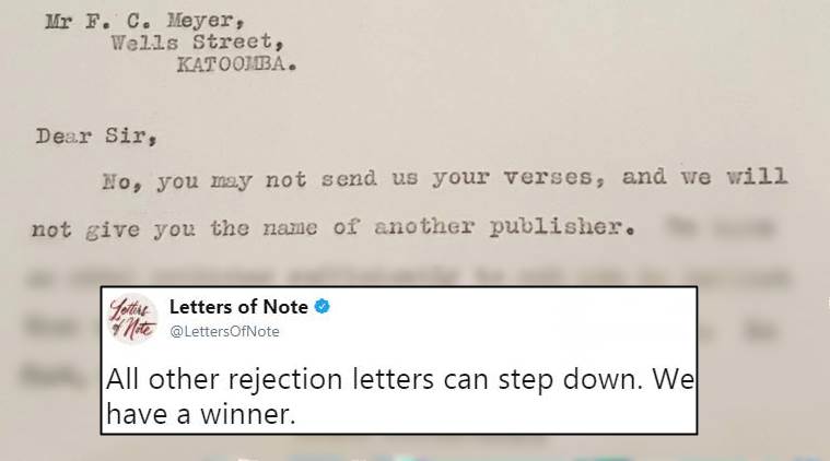 This Viral Rejection Letter From 1928 Is Delightfully Savage Trending 0655