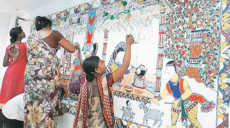 Painting the town in Madhubani