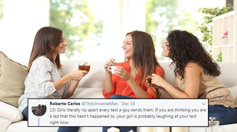 This man spent a week with girls and shared his experience in this hilarious  Twitter thread | Trending News,The Indian Express
