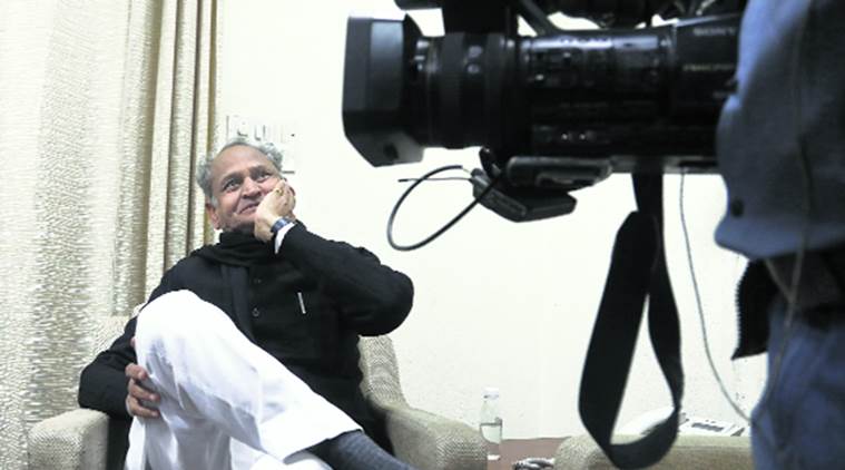 gujarat assembly elections, gujarat assembly election results, gujarat polls, gujarat elections, Ashok Gehlot, Indian Express, Indian Express News