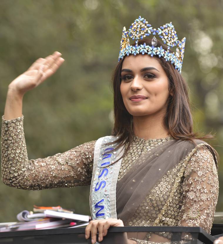 Manushi Chhillar Looks Radiant In A Dreamy Grey Sabyasachi Sari, But Is 