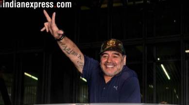 Diego Maradona, Diego Maradona Argentina, Argentina Diego Maradona, Diego Maradona India trip, sports news, football, Indian Express