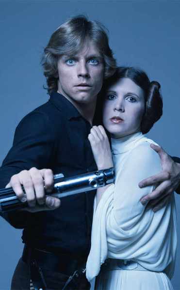  STAR WARS: THE LAST JEDI : Mark Hamill, Carrie Fisher