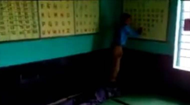 Teacher caught on cam having back-massage from student in MP's Damoh