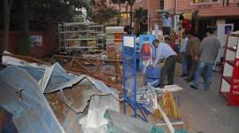 Shops razed in Gurgaon society