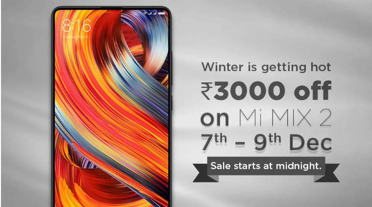 Xiaomi Mi Mix 2 price in India review discount Flipkart