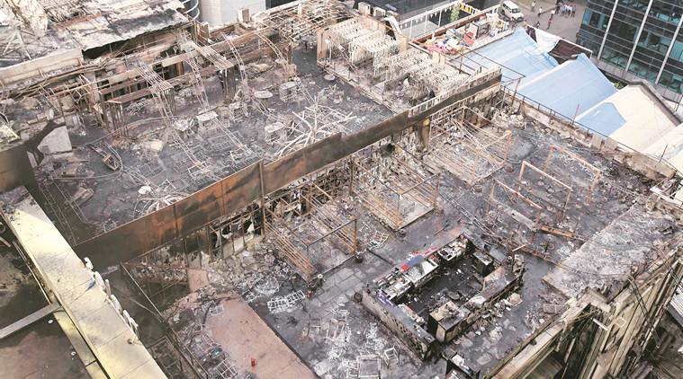 kamala mills fire, trade house building, write petition, building owner sued, 1above, mumbai news, indian express