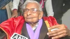 98-year-old man receives masters degree from Nalanda varsity