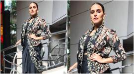 Neha Dhupia, Anamika Khanna, Neha Dhupia Anamika Khanna, Neha Dhupia fashion, Neha Dhupia style, Neha Dhupia news, Neha Dhupia latest photos, Neha Dhupia updates, Neha Dhupia pictures, Neha Dhupia images, celeb fashion, bollywood fashion, indian express, indian express news