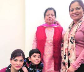 Nek Chand, Artist Nek Chand, Art Work at Kusum Lata's Residence, Nek Chand Art Work At Kusum Lata's Residence, Chandigarh Artist Nek Chand, India News, Indian Express, Indian Express News