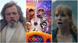top hollywood news today includes mark hamill star wars tjhe last jedi coco natalie portman and jurassic world the fallen kingdom