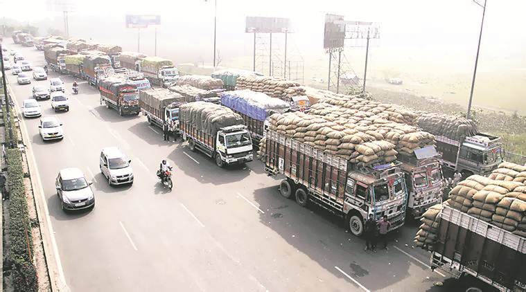 haryana drones, overloading of vehicles haryana, haryana news, indian express news 