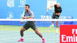 leander paes with purav raja