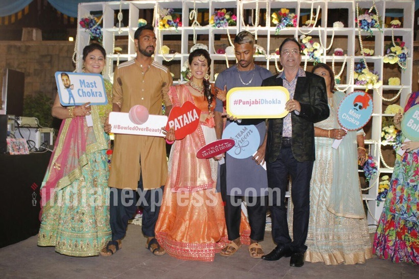 Krunal Pandya-Pankhuri Sharma mehendi ceremony