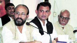 BJP government pushed villages inti darkness, JAsadan assembly poll, Indian Express 