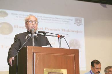 We must have economic growth with jobs: Pranab Mukherjee